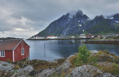 风景自然风光挪威山峰高清壁纸