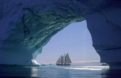 风景自然风光极地冰川高清壁纸