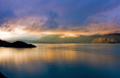湖面湖水风景风光美景旅游自然高清壁纸