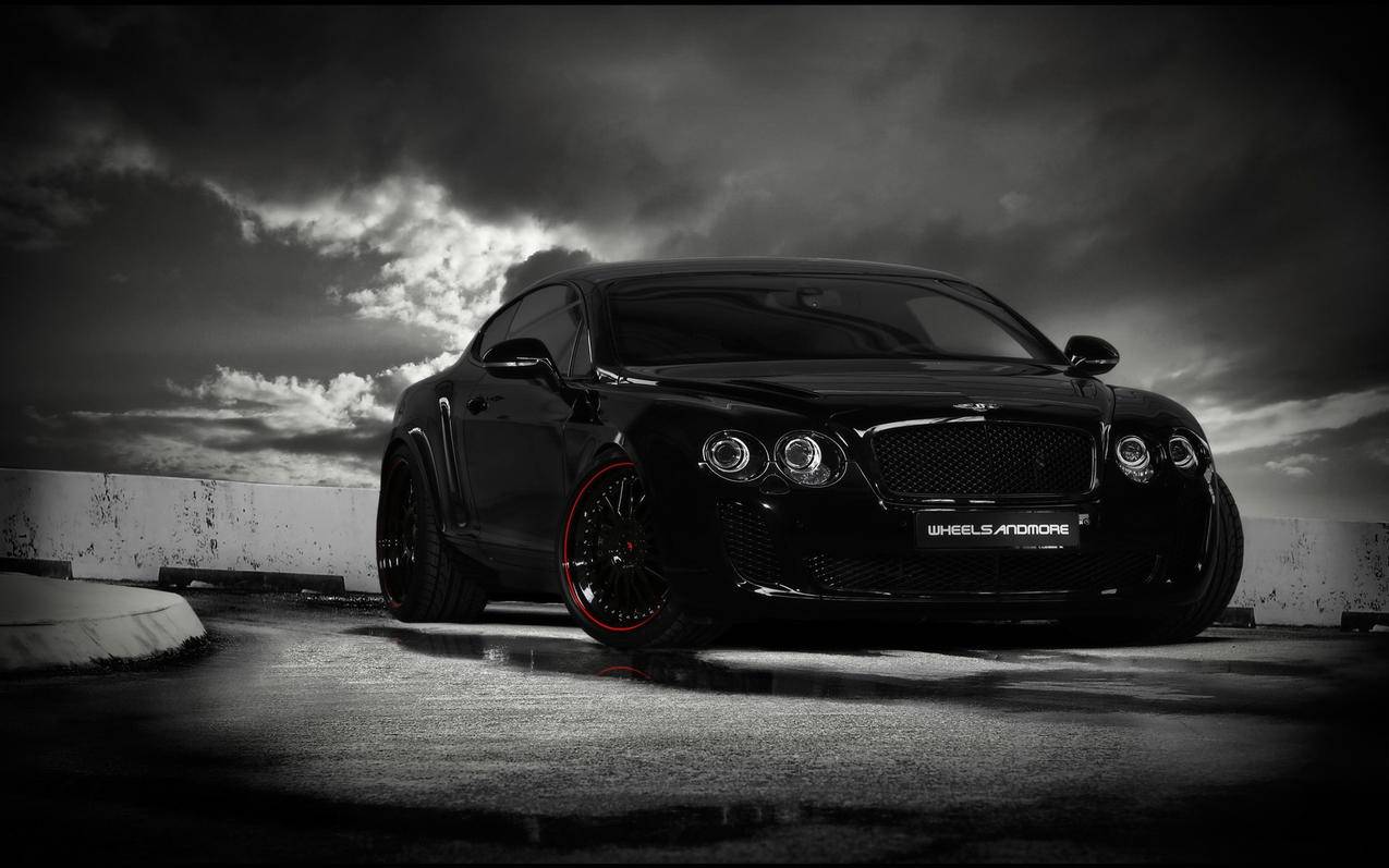 Bentley宾利汽车宽屏黑色高清壁纸