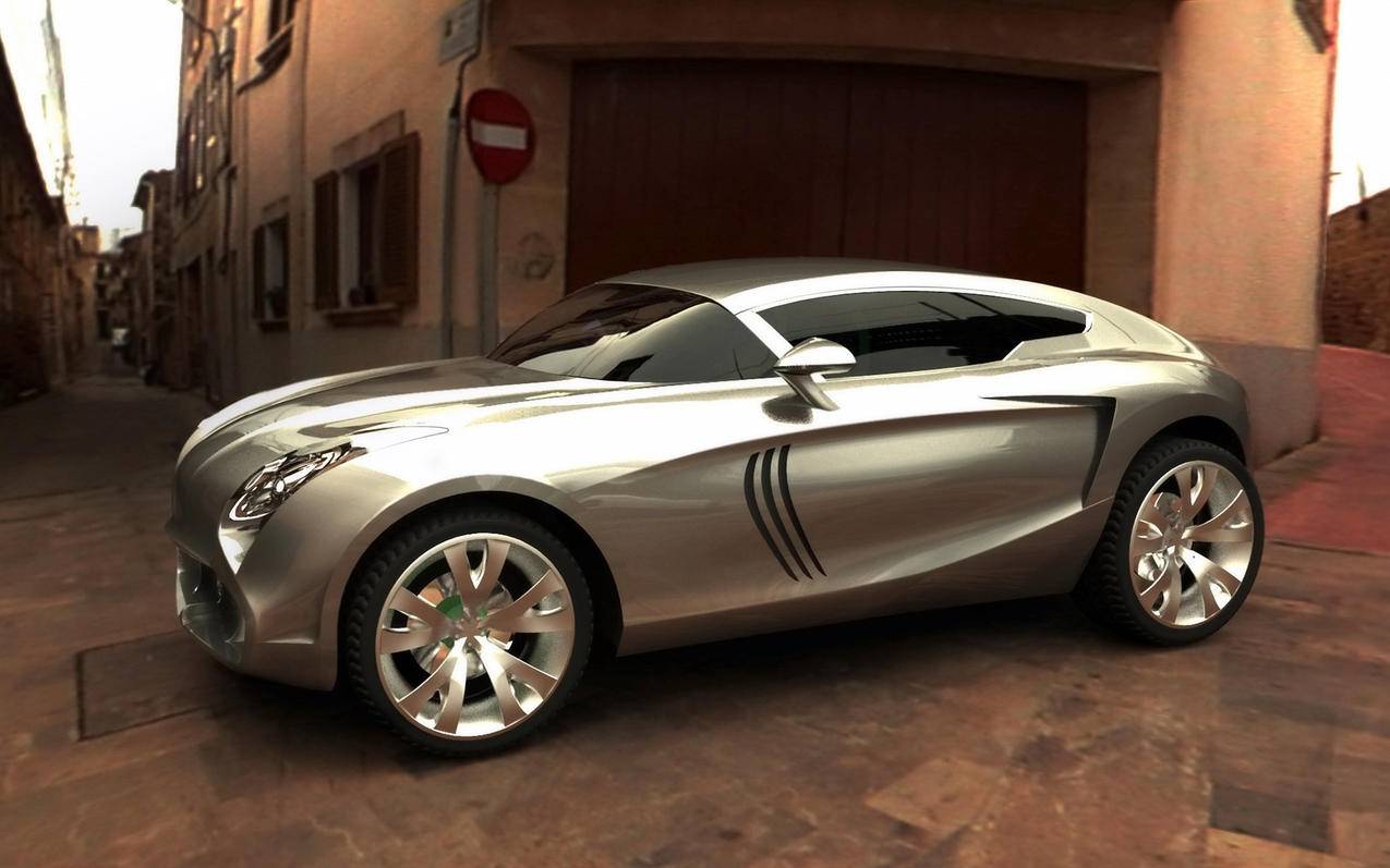 俄罗斯MaseratiKuba概念车汽车宽屏高清壁纸