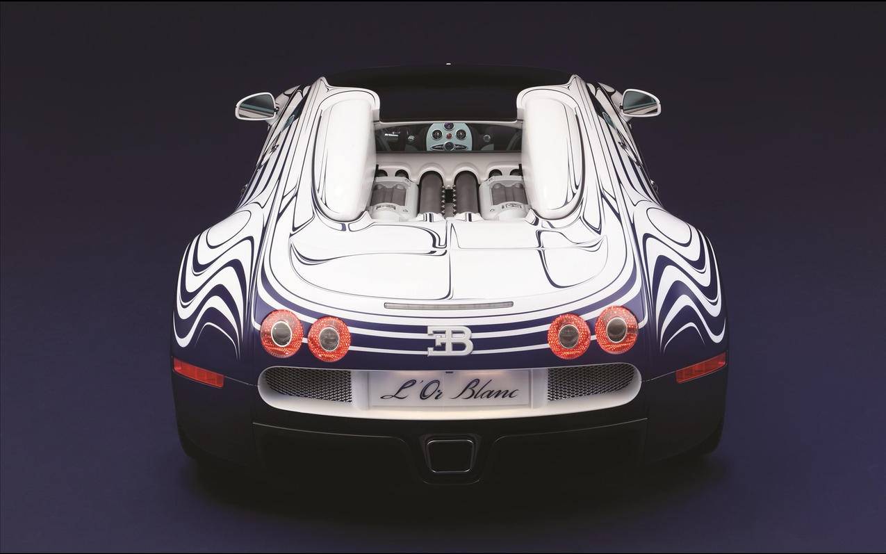 BugattiVeyron布加迪白金跑车汽车宽屏高清壁纸