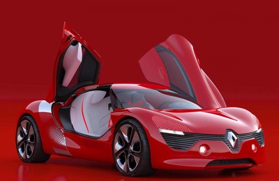 RenaultDeZir雷诺概念车汽车红色跑车高清壁纸