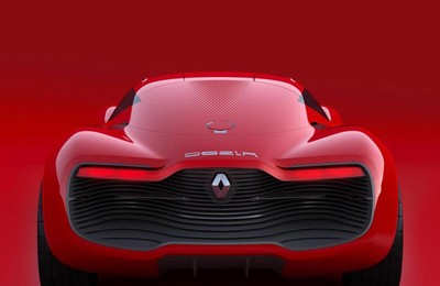 RenaultDeZir雷诺概念车汽车红色跑车高清壁纸