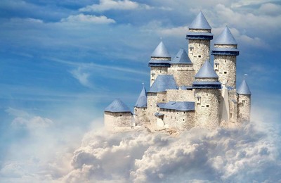 炫酷时尚趣味创意城堡云端高清壁纸