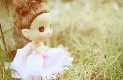小清新女孩静物写真SD娃娃可爱高清壁纸